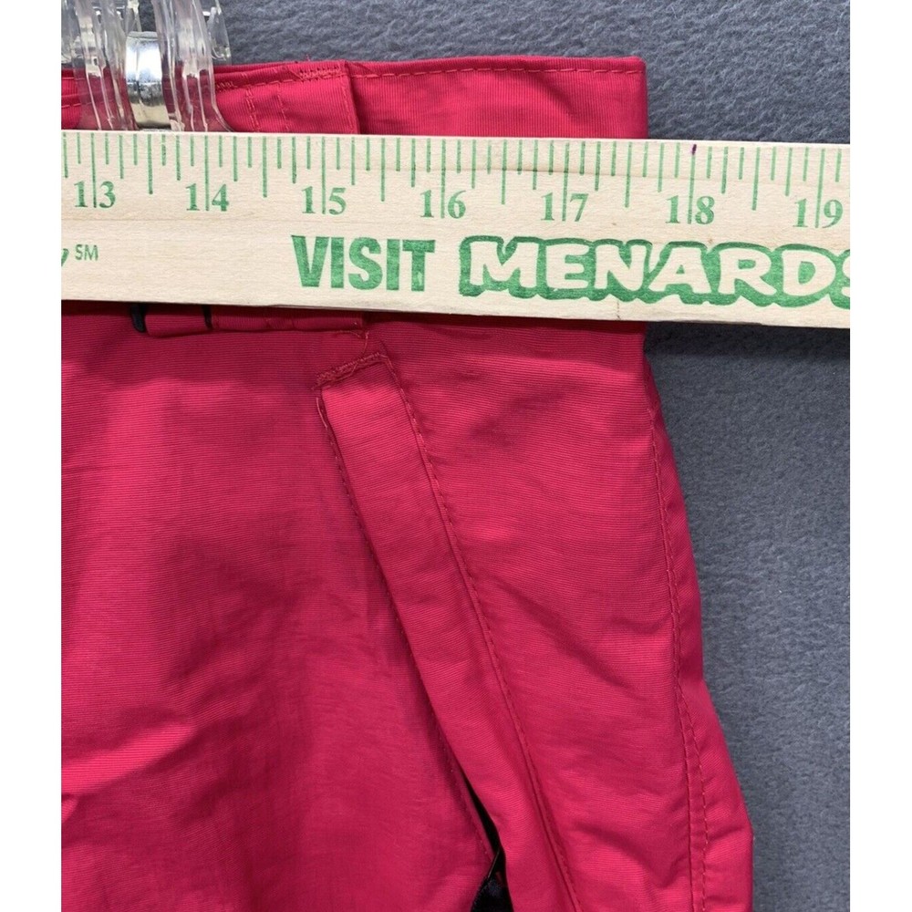 Slalom Womens Insulated Cargo Snow Pants Bright Rose Pink Medium Water Resistant - Picture 4 of 16